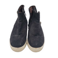 Zip Up Wedge Ankle Boots