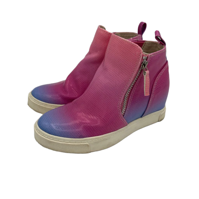 Zip Up Wedge Tennis Shoes